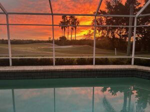 Sunrise Over the Golf Course Sarasota, Fl