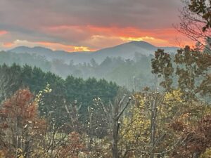 Fall Sunrise Weaverville, North Carolina