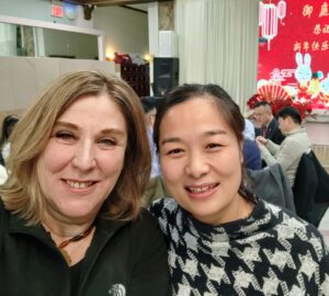 Celebrating Chinese New Year 2023 with my friend Elaine, president of CASCPA