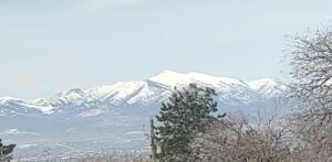 The Wasatch Mountains surround Salt Lake City