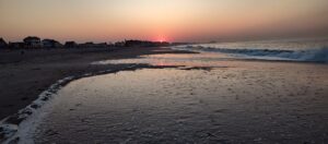 Sunrise on Rockaway Beach 5:30 AM this morning