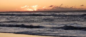 Amazing Sunrise on Rockaway Beach this Weekend