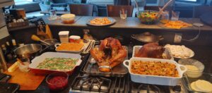 Our Thanksgiving Spread, Ann Arbor, MI