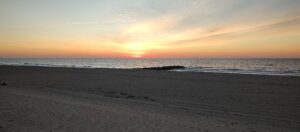 Sunrise on Rockaway Beach This Morning