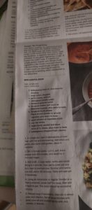 NYT Food Section Reccomendation
