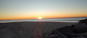 Mnday Morning Sunrise on Rockaway Beach