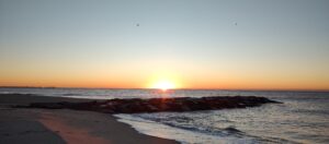 Tuesday Morning Sunrise on Rockaway Beach